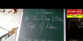 উত্তরবঙ্গে এই প্রথম “The Dog Villa Cafe”