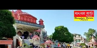 ইংরেজি নতুন বছরের প্রথম দিনে শিলিগুড়ি ইসকন মন্দিরে ভক্তদের সমাগম।