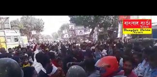 শ্রমিক বিক্ষোভ কে কেন্দ্র করে শিলিগুড়িতে রণক্ষেত্র চেহারা।