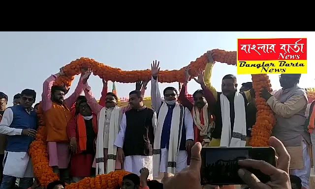 মুখ্যমন্ত্রীকে হারাবার চ্যালেঞ্জ শুভেন্দু অধিকারীর