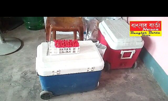 রথখোলা নবীন সংঘের পরিচালনায় রক্তদান শিবির।