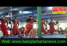 রাজ্যের মুখ্যমন্ত্রী মমতা বন্দ্যোপাধ্যায় উত্তরবঙ্গ সফরে এসে আজ শিলিগুড়ি বাঘাযতীন পার্কে বিজয় সম্মেলনী অনুষ্ঠানে।