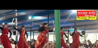 রাজ্যের মুখ্যমন্ত্রী মমতা বন্দ্যোপাধ্যায় উত্তরবঙ্গ সফরে এসে আজ শিলিগুড়ি বাঘাযতীন পার্কে বিজয় সম্মেলনী অনুষ্ঠানে।