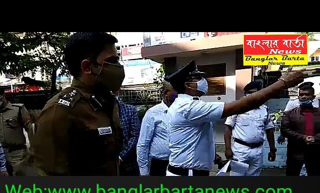 মমতা বন্দোপাধ্যায়ের অনুপ্রেরণায় উৎসর্গ নামে রক্তদান শিবিরের আয়োজন শিলিগুড়ি থানায়।