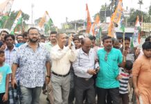 আসন্ন শিলিগুড়ি মহকুমা পরিষদ নির্বাচন উপলক্ষ্যে ফাঁসিদেওয়া ৮ নং এস এম পি আসনে সর্বভারতীয় তৃণমূল কংগ্রেস মনোনীত প্রার্থী জনাব আইনুল হক্ মহাশয়ের সমর্থনে গৌতম দেব।