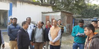শিলিগুড়ি ৩৩ নং ওয়ার্ডের সামগ্রিক উন্নয়নের লক্ষ্যে ওয়ার্ডের বিভিন্ন এলাকা এবং ৪ টি উচ্চতর এবং প্রাথমিক বিদ্যালয় সরজমিনে পরিদর্শন করলেন গৌতম দেব।