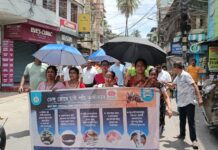 দুই নম্বার বোরো কমিটির পক্ষ থেকে ডেঙ্গু সচেতনতা প্রচার।