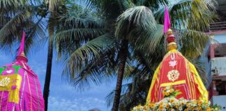 শিলিগুড়ি ইসকন মন্দিরের রথযাত্রায় মেয়র।