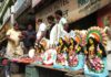 লক্ষী পূজার প্রস্তুতি শিলিগুড়ি বিধান মার্কেটে