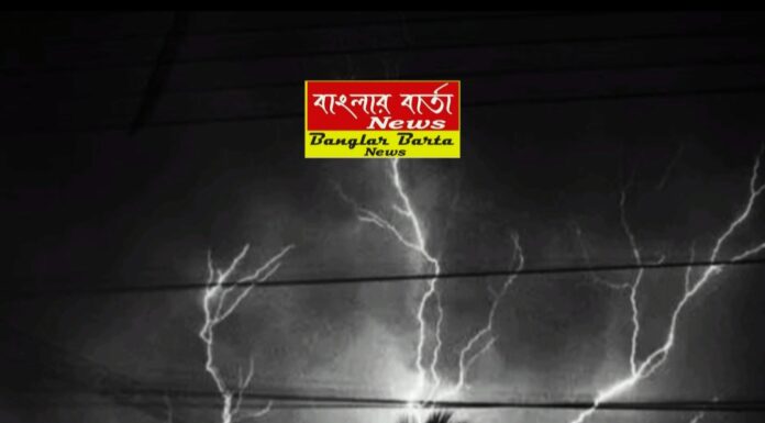 ব্যাপক ঝড়-বৃষ্টি শিলিগুড়িতে।