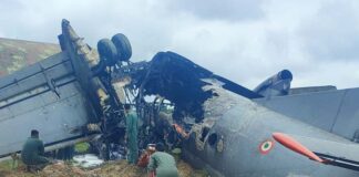 Today an AN-32 of Indian Air Force has met with an accident in Jorhat, Assam.