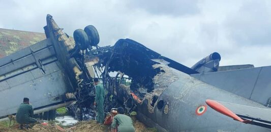 Today an AN-32 of Indian Air Force has met with an accident in Jorhat, Assam.