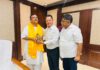 মুখ্যমন্ত্রীর সঙ্গে সাক্ষাৎ বিমল গুরুং ও রোশন গিরি।